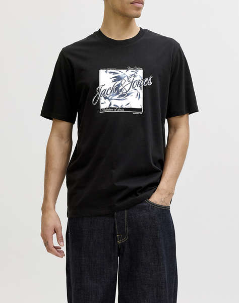 JACK&JONES JJHONOLULU SHAPE TEE SS CREW NECK LN