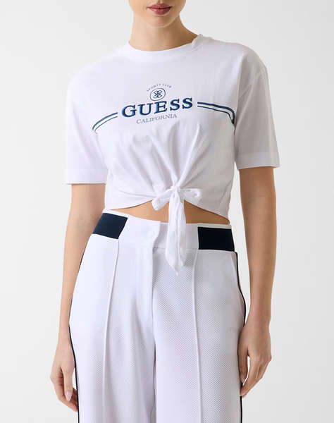 GUESS CN SS BOW T-SHIRT ДАМСКА БЛУЗА