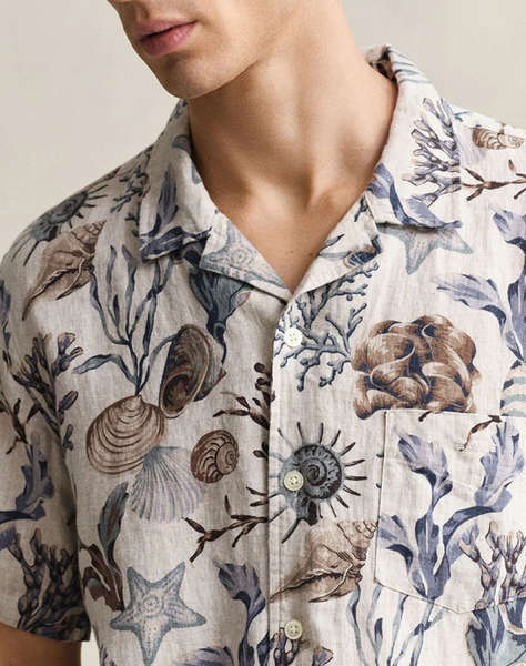 GANT РИЗА ММ REG AOP CAMP COLLAR SHIRT REG AOP CAMP COLLAR SHIRT