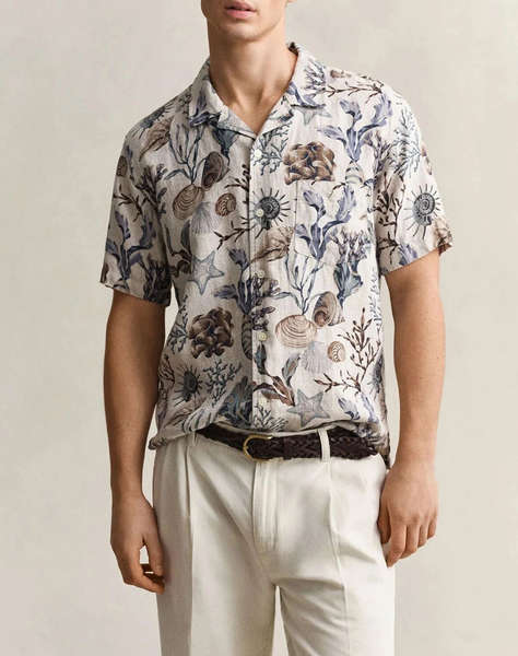 GANT РИЗА ММ REG AOP CAMP COLLAR SHIRT REG AOP CAMP COLLAR SHIRT