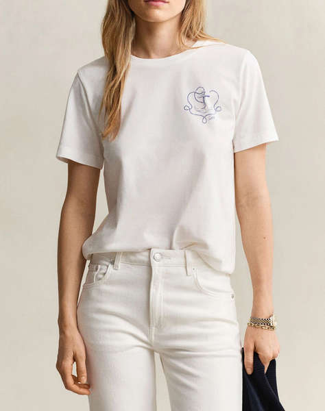GANT БЛУЗА КМ GRAPHIC PRINT SS T-SHIRT GRAPHIC PRINT SS T-SHIRT