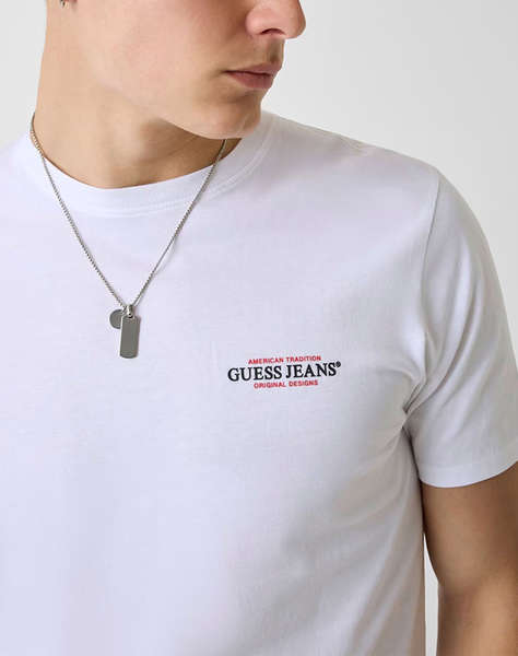 GUESS JEANS GJ SS CN SLIM AMERICAN TR TEE МЪЖКА БЛУЗА