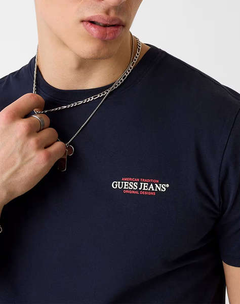 GUESS JEANS GJ SS CN SLIM AMERICAN TR TEE МЪЖКА БЛУЗА