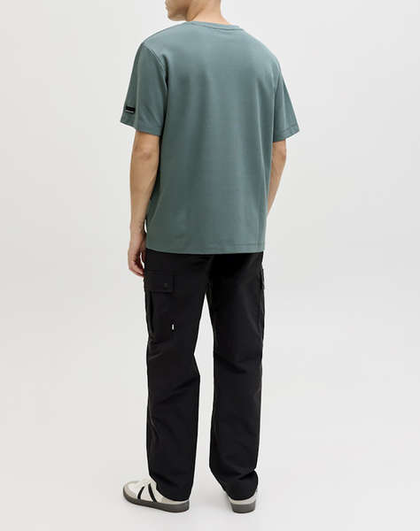 JACK&JONES JCOFUSION BADGE TEE SS CREW NECK LN