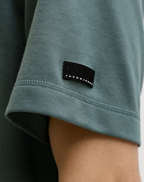 JACK&JONES JCOFUSION BADGE TEE SS CREW NECK LN