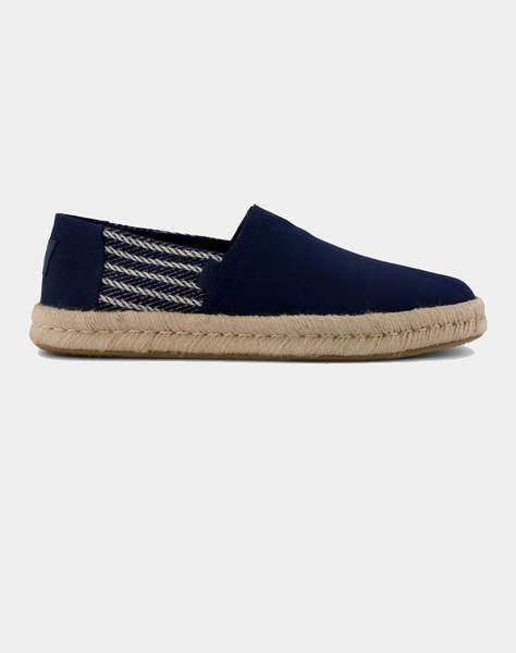 TOMS NVY NAT STRP MN ALROPE ESP