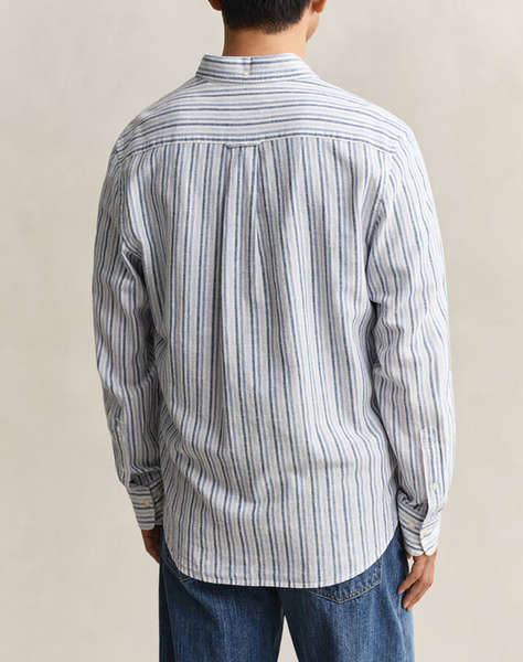 GANT РИЗА ΜΜ REG COTTON LINEN STRIPE SHIRT