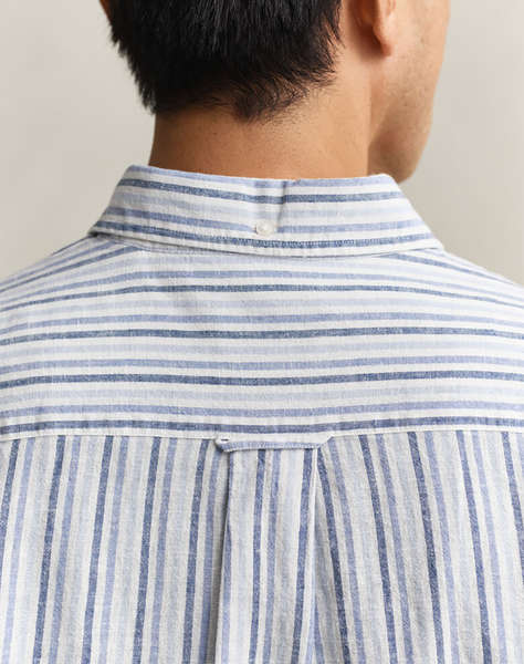 GANT РИЗА ΜΜ REG COTTON LINEN STRIPE SHIRT