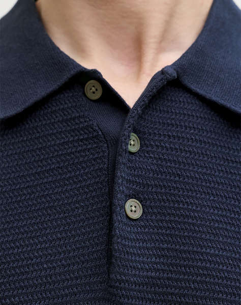 JACK&JONES JPRBLURILEY KNIT POLO SS SN