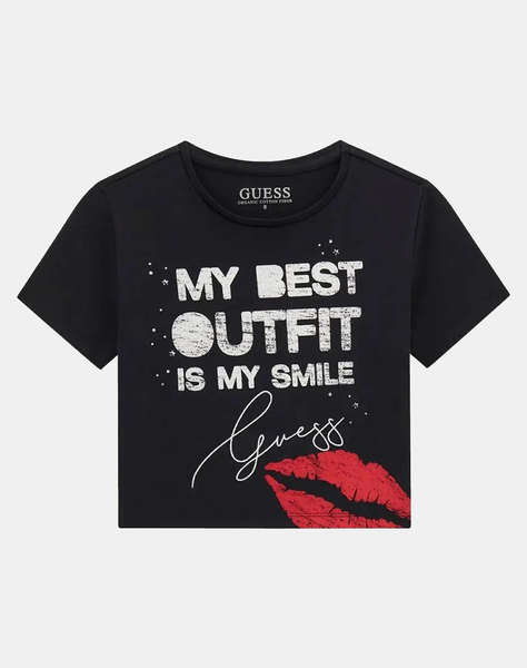 GUESS KIDS CROP SS T-SHIRT БЛУЗА CHILDREN GIRL