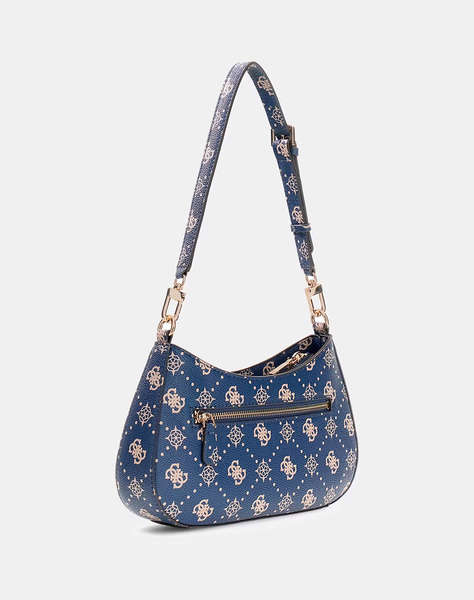GUESS EMELIE LOGO TOP ZIP SHLDR BAG ДАМСКА ЧАНТА