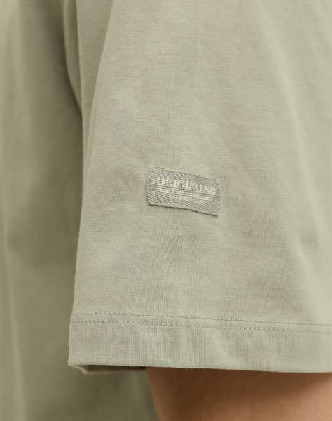 JACK&JONES JORCATSKILLS SQUARE BRANDING TEE SSCN LN