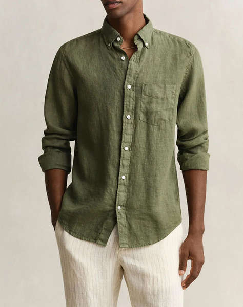 GANT РИЗА ΜΜ REG GMNT DYED LINEN SHIRT