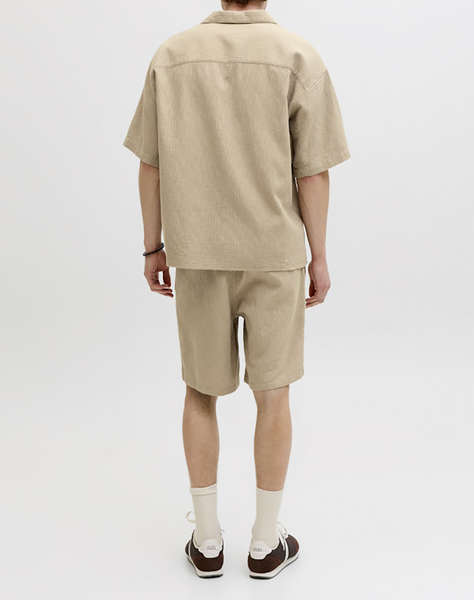 JACK&JONES JORMONTAUK WAVY TEXTURE SHIRT SS SN