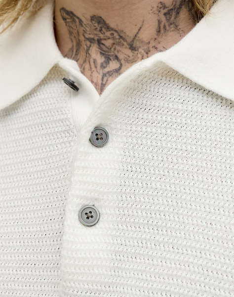 JACK&JONES JPRBLURILEY KNIT POLO SS SN