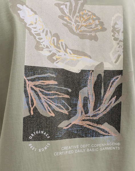 JACKL&JONES JORMONTAUK AOP BACK TEE SS CREW NECK SN