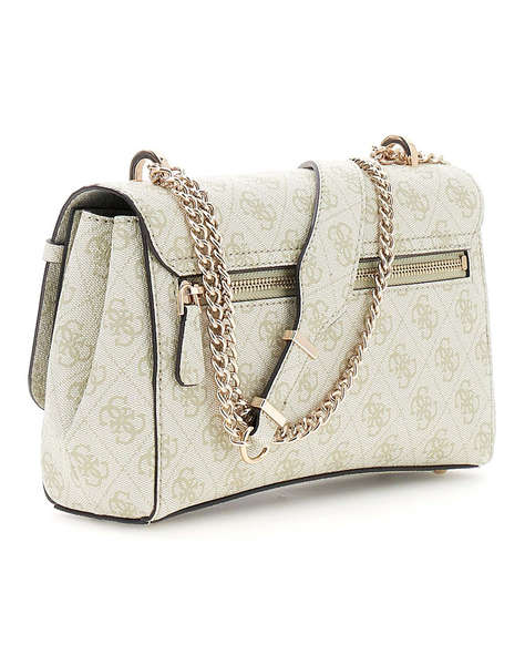 GUESS LEONA LOGO CONVRTBL XBODY FLAP ДАМСКА ЧАНТА