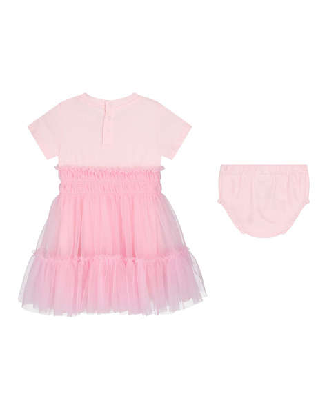 GUESS SET MIXED FABRIC DRESS+PANTIES РОКЛЯ CHILDREN GIRL