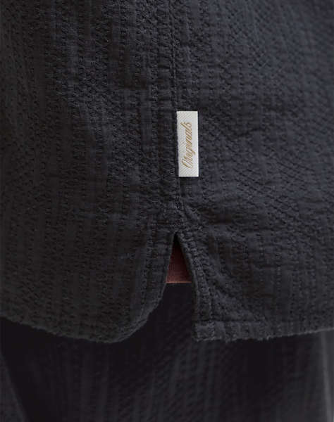 JACK&JONES JORMONTAUK WAVY TEXTURE SHIRT SS SN