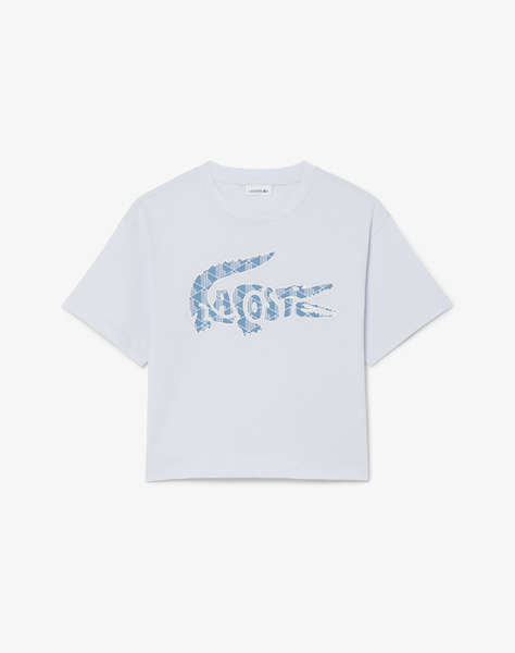 LACOSTE BLOUSE ΚΜ SS MONOGRAM TEE