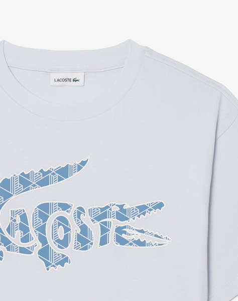 LACOSTE BLOUSE ΚΜ SS MONOGRAM TEE