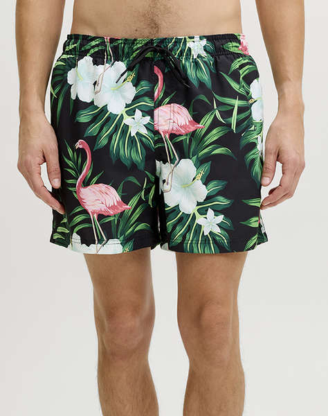 JJREBEL JREBHAWAII SWIM SHORT PRINT