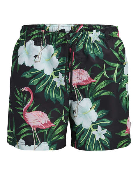 JJREBEL JREBHAWAII SWIM SHORT PRINT
