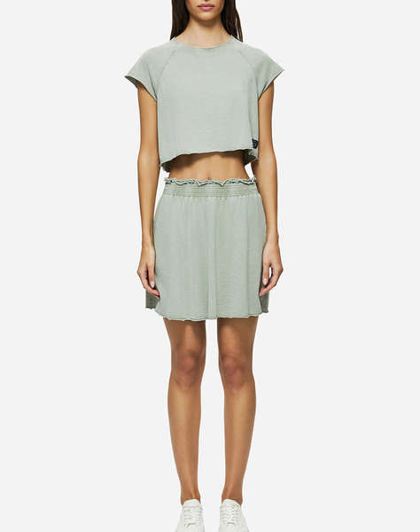 DIRTY LAUNDRY CROPPED SLUB T-SHIRT