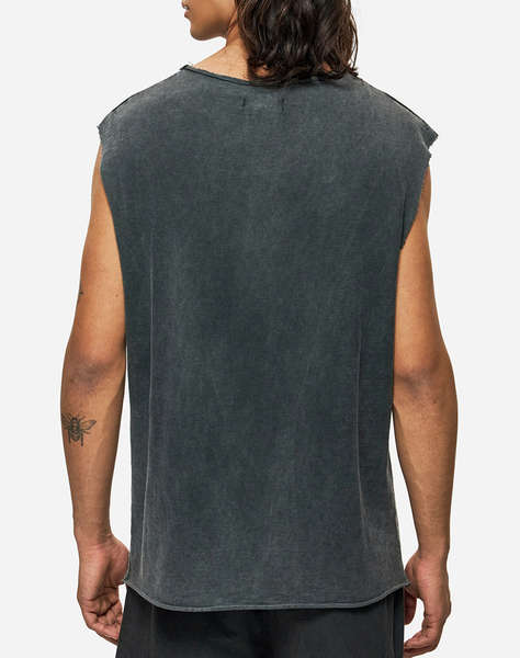 DIRTY LAUNDRY SLUB TANK TOP WITH RAW EDGES