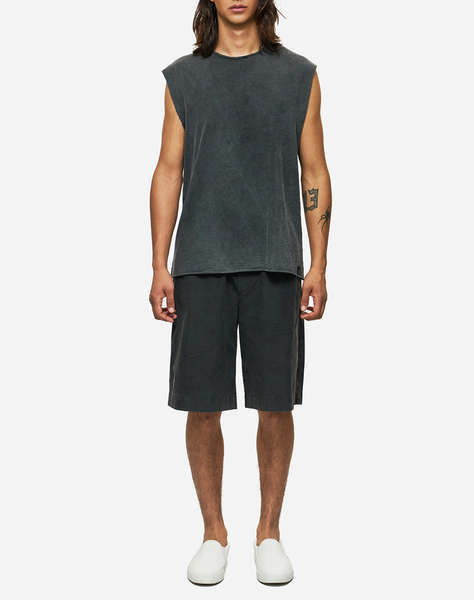 DIRTY LAUNDRY SLUB TANK TOP WITH RAW EDGES