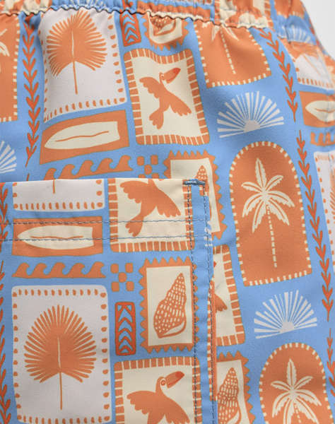 JJREBEL JREBHAWAII SWIM SHORT PRINT