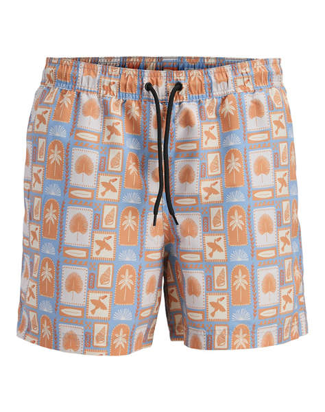 JJREBEL JREBHAWAII SWIM SHORT PRINT