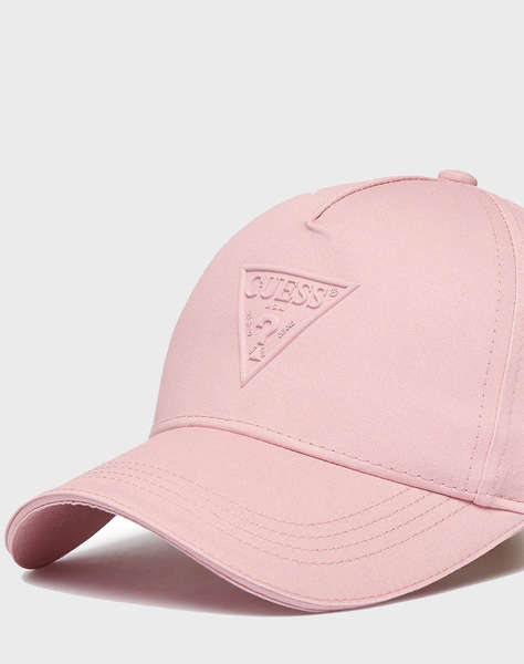 GUESS TRIANGLE LOGO EMBOSSED CAP WOMEN''S ACCESSORIES