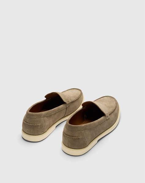 SELECTED SLMOWEN SUEDE CLEAN LOAFER
