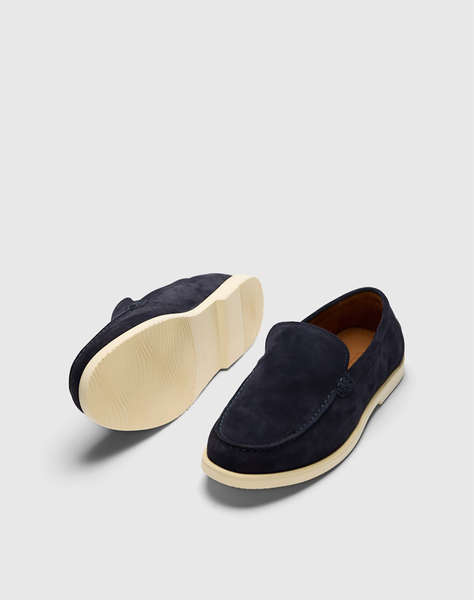 SELECTED SLMOWEN SUEDE CLEAN LOAFER
