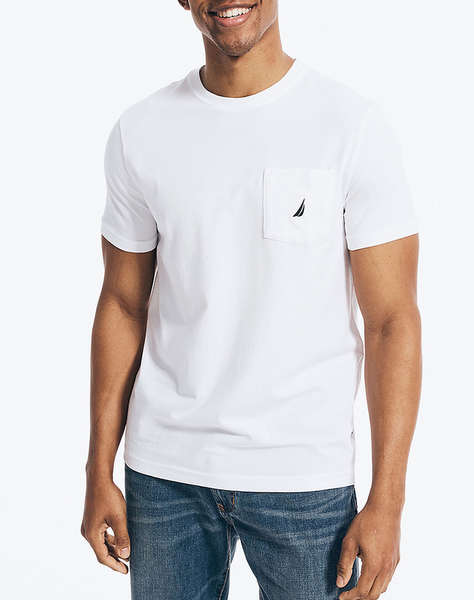 NAUTICA BLOUSE T-SHIRT ΚΜ SS ANCHOR POCKET TEE