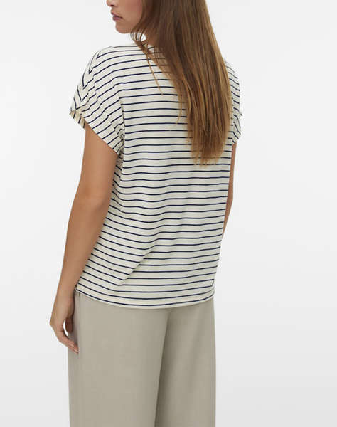 VERO MODA VMHOLLI CAP SLEEVE O-NECK TOP JRS