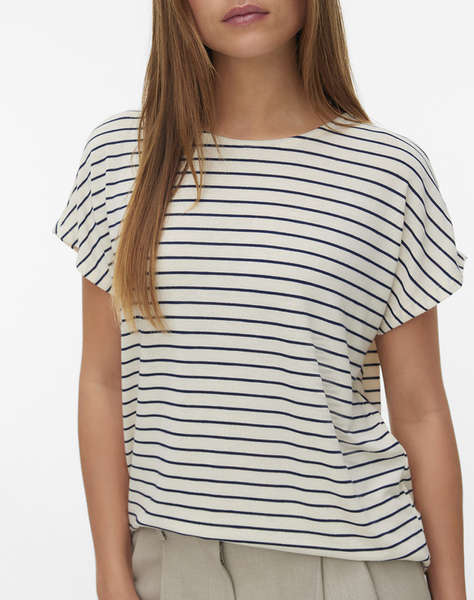 VERO MODA VMHOLLI CAP SLEEVE O-NECK TOP JRS
