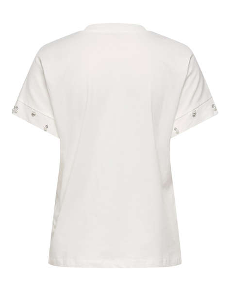 ONLY ONLOLIVIA S/S LOOSE O-NECK TOP JRS
