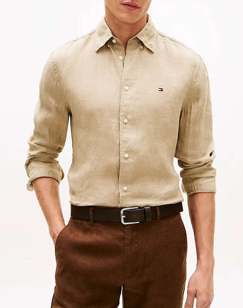 TOMMY HILFIGER PIGMENT DYED LI SOLID RF SHIRT