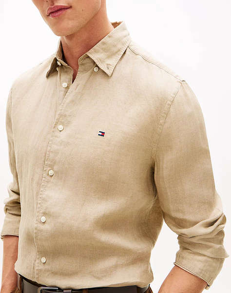 TOMMY HILFIGER PIGMENT DYED LI SOLID RF SHIRT