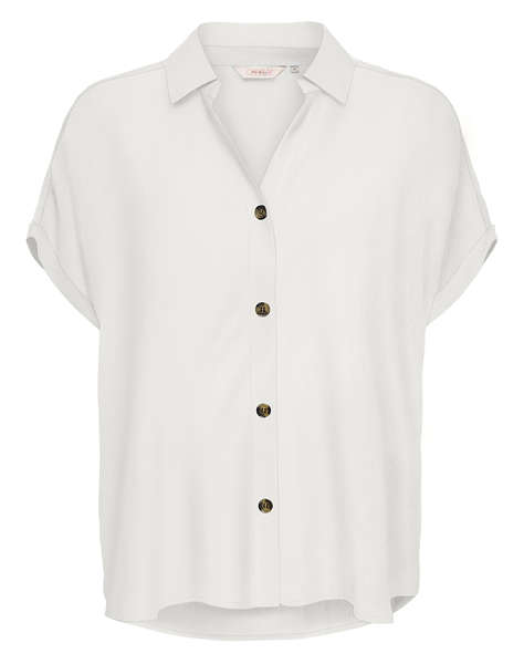 ONLY ONLGIBSI-PUORI SS V-NECK SHIRT WVN