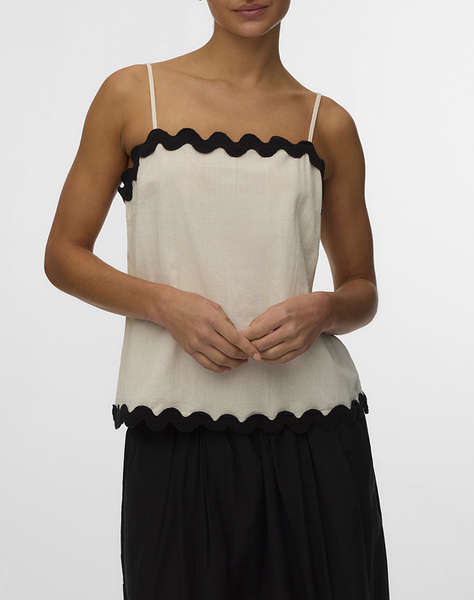 VERO MODA VMJENNA SINGLET TOP WVN BTQ GA