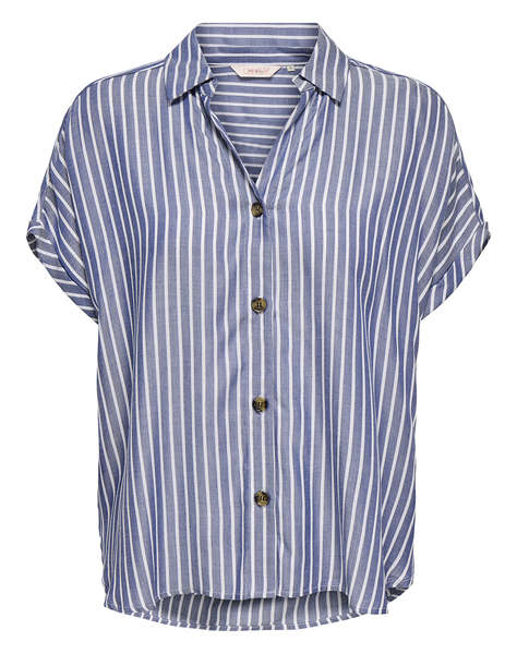 ONLY ONLGIBSI-PUORI SS V-NECK SHIRT WVN