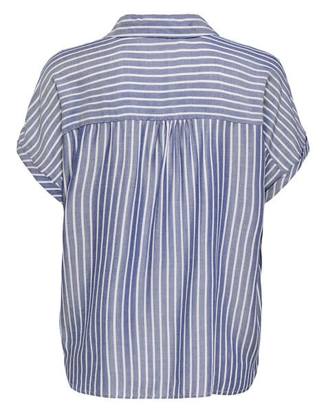 ONLY ONLGIBSI-PUORI SS V-NECK SHIRT WVN