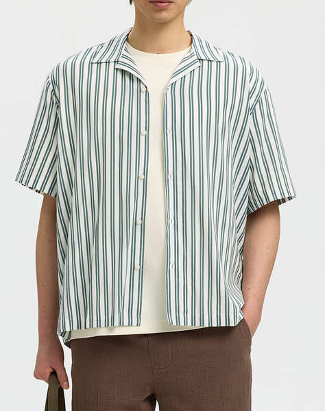 SELECTED SLMCASPER-AIR RLX MIX SS SHIRT