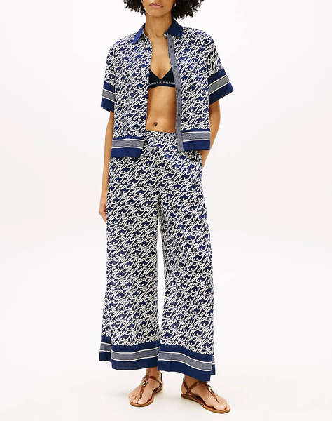 TOMMY HILFIGER SWIMSHOP SILK VOILE AOP SHIRT