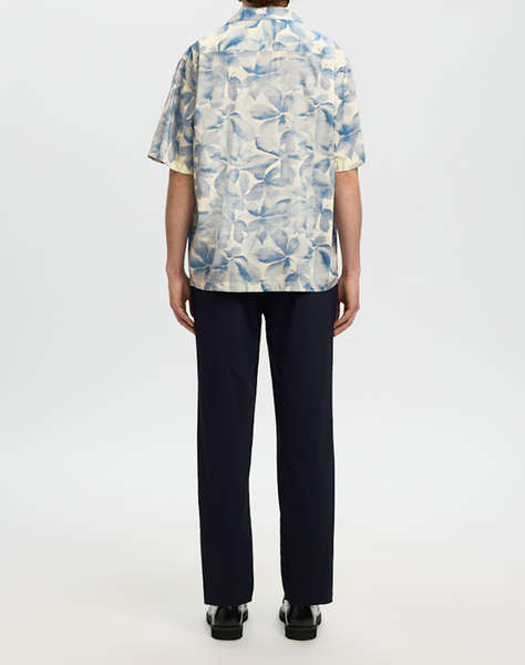 SELECTED SLMCASPER-AIR RLX MIX SS SHIRT