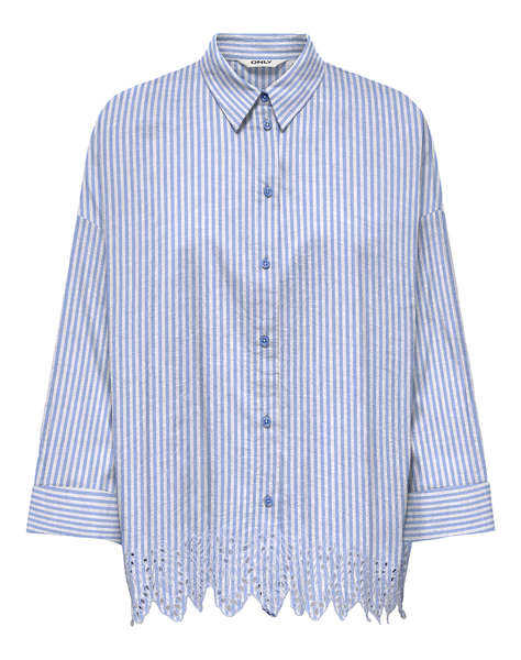 ONLY ONLGRACES TULUM LS EMB SHIRT NOOS WVN