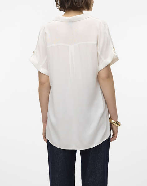 VERO MODA VMBUMPY SS SHIRT WVN NOOS